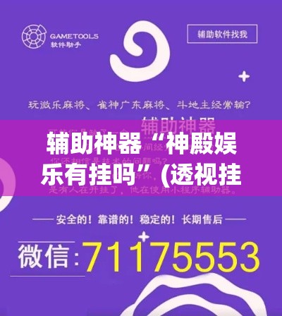 辅助神器“神殿娱乐有挂吗”(透视挂)辅助透视教程