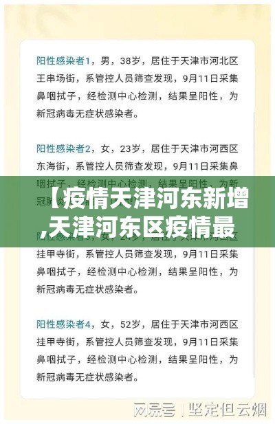 【疫情天津河东新增,天津河东区疫情最新消息95例】 【疫情天津河东新增,天津河东区疫情最新消息95例】