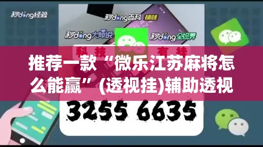 推荐一款“微乐江苏麻将怎么能赢”(透视挂)辅助透视教程