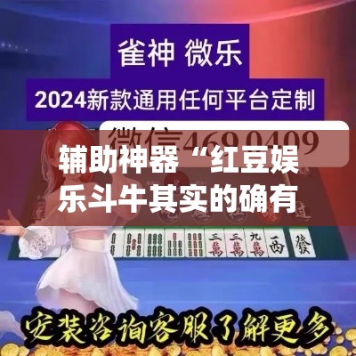 辅助神器“红豆娱乐斗牛其实的确有透视挂”(透视挂)辅助透视教程
