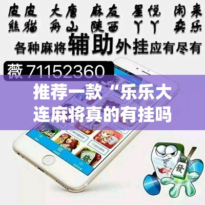 推荐一款“乐乐大连麻将真的有挂吗	”(透视挂)辅助透视教程