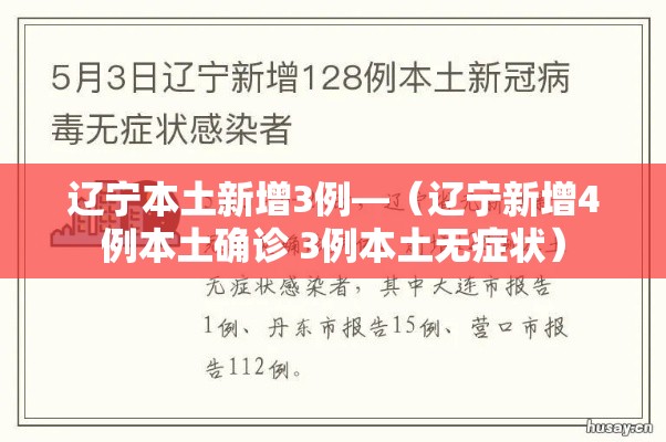 辽宁本土新增3例—(辽宁新增4例本土确诊 3例本土无症状) 辽宁本土新增3例—(辽宁新增4例本土确诊 3例本土无症状)