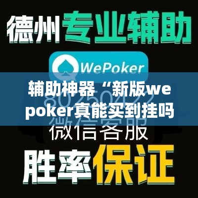 辅助神器“新版wepoker真能买到挂吗”(透视挂)辅助透视教程