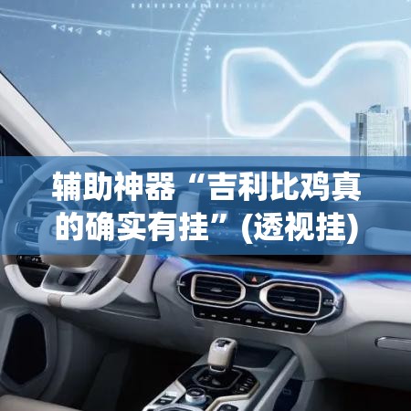 辅助神器“吉利比鸡真的确实有挂”(透视挂)辅助透视教程