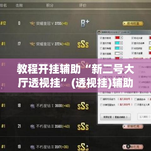 教程开挂辅助“新二号大厅透视挂”(透视挂)辅助透视教程