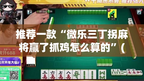 推荐一款“微乐三丁拐麻将赢了抓鸡怎么算的	”(透视挂)辅助透视教程