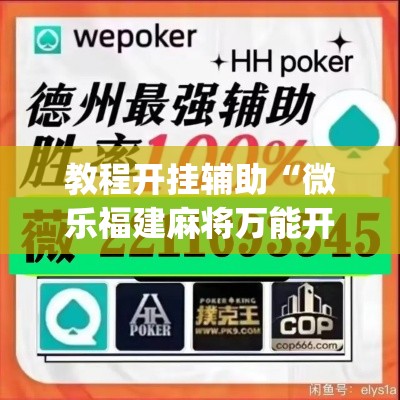教程开挂辅助“微乐福建麻将万能开挂器	”(透视挂)辅助透视教程