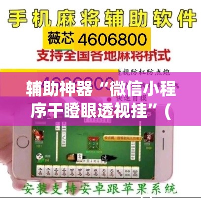 辅助神器“微信小程序干瞪眼透视挂	”(透视挂)辅助透视教程