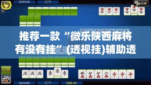 推荐一款“微乐陕西麻将有没有挂	”(透视挂)辅助透视教程