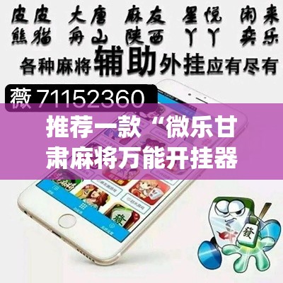 推荐一款“微乐甘肃麻将万能开挂器”(透视挂)辅助透视教程