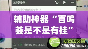 辅助神器“百鸣荟是不是有挂”(透视挂)辅助透视教程
