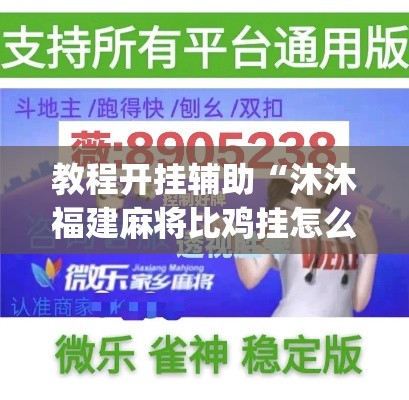 教程开挂辅助“沐沐福建麻将比鸡挂怎么安装”(透视挂)辅助透视教程
