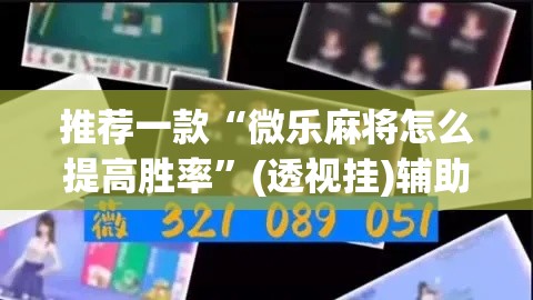 推荐一款“微乐麻将怎么提高胜率	”(透视挂)辅助透视教程