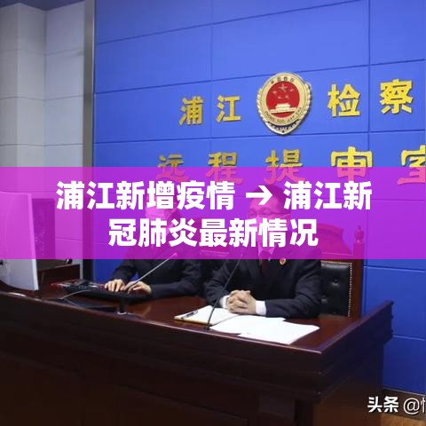 浦江新增疫情 → 浦江新冠肺炎最新情况 浦江新增疫情 → 浦江新冠肺炎最新情况