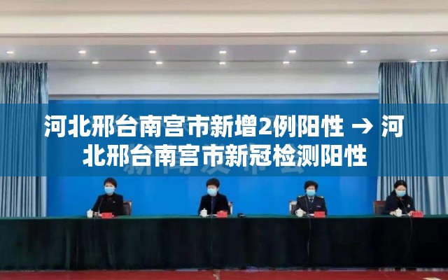 河北邢台南宫市新增2例阳性 → 河北邢台南宫市新冠检测阳性 河北邢台南宫市新增2例阳性 → 河北邢台南宫市新冠检测阳性