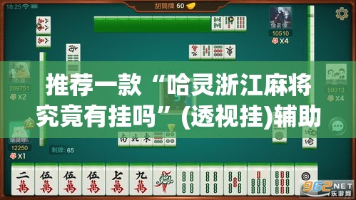 推荐一款“哈灵浙江麻将究竟有挂吗	”(透视挂)辅助透视教程