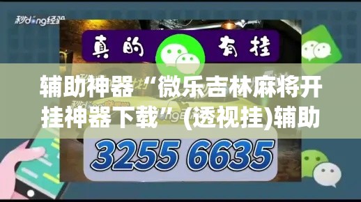辅助神器“微乐吉林麻将开挂神器下载	”(透视挂)辅助透视教程