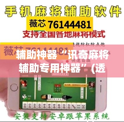 辅助神器“讯奇麻将辅助专用神器	”(透视挂)辅助透视教程