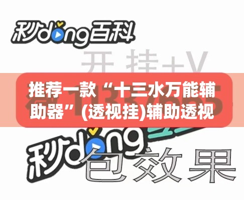推荐一款“十三水万能辅助器	”(透视挂)辅助透视教程