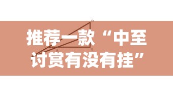 推荐一款“中至讨赏有没有挂”(透视挂)辅助透视教程