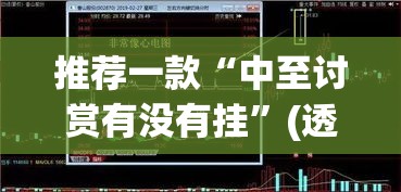推荐一款“中至讨赏有没有挂”(透视挂)辅助透视教程