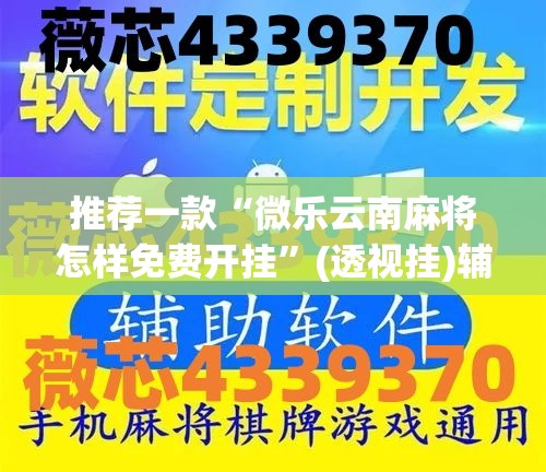 推荐一款“微乐云南麻将怎样免费开挂	”(透视挂)辅助透视教程