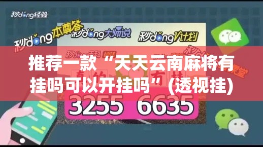 推荐一款“天天云南麻将有挂吗可以开挂吗	”(透视挂)辅助透视教程