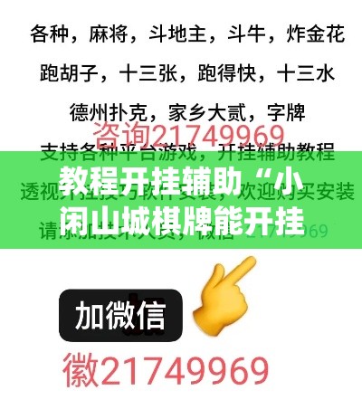 教程开挂辅助“小闲山城棋牌能开挂吗”(透视挂)辅助透视教程