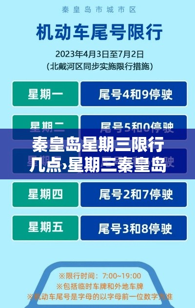 秦皇岛星期三限行几点›星期三秦皇岛限什么号 秦皇岛星期三限行几点›星期三秦皇岛限什么号