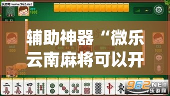 辅助神器“微乐云南麻将可以开挂吗”(透视挂)辅助透视教程