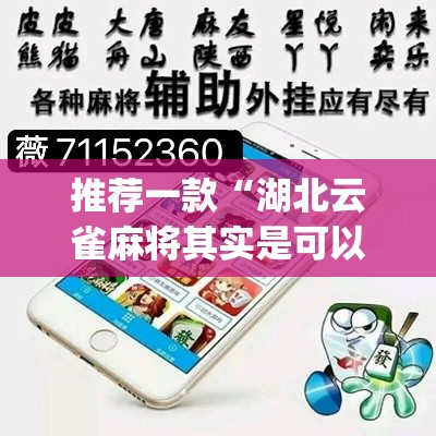 推荐一款“湖北云雀麻将其实是可以开挂	”(透视挂)辅助透视教程