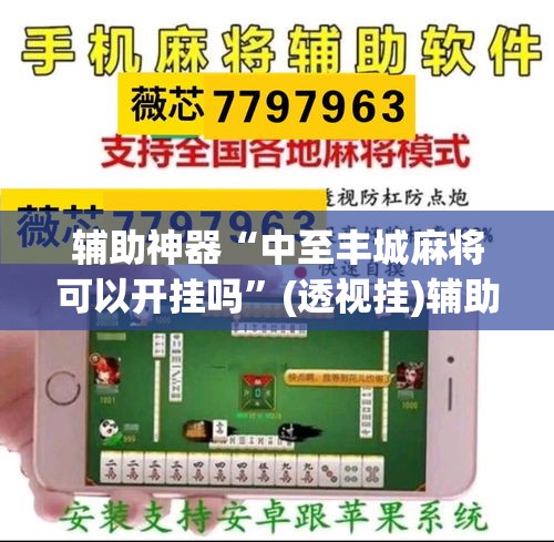 辅助神器“中至丰城麻将可以开挂吗	”(透视挂)辅助透视教程