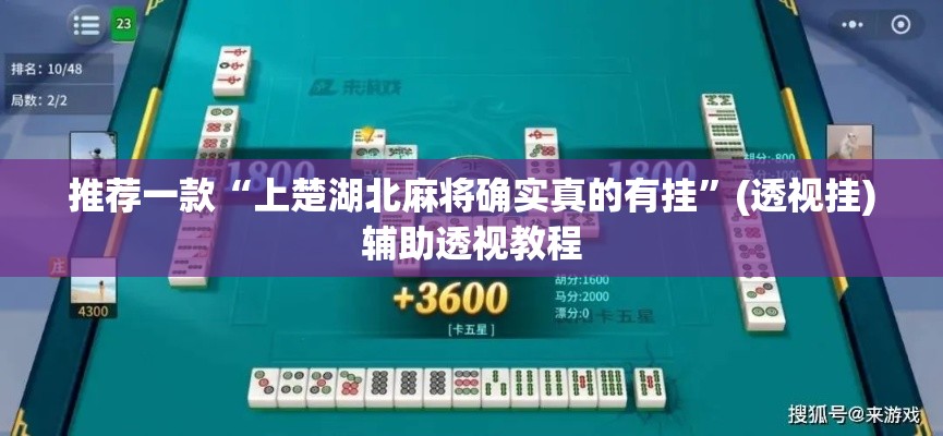 推荐一款“上楚湖北麻将确实真的有挂	”(透视挂)辅助透视教程