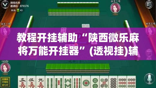 教程开挂辅助“陕西微乐麻将万能开挂器	”(透视挂)辅助透视教程
