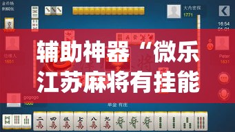 辅助神器“微乐江苏麻将有挂能查出来吗”(透视挂)辅助透视教程