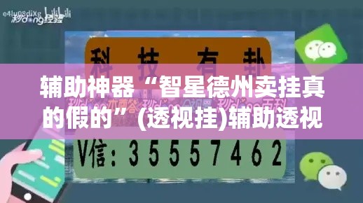 辅助神器“智星德州卖挂真的假的	”(透视挂)辅助透视教程