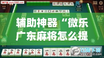 辅助神器“微乐广东麻将怎么提高胜率”(透视挂)辅助透视教程