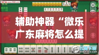 辅助神器“微乐广东麻将怎么提高胜率	”(透视挂)辅助透视教程