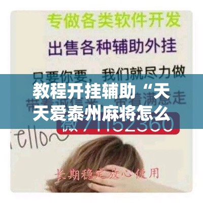 教程开挂辅助“天天爱泰州麻将怎么开挂”(透视挂)辅助透视教程