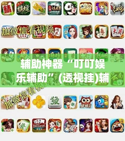 辅助神器“叮叮娱乐辅助	”(透视挂)辅助透视教程