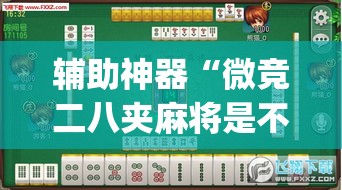 辅助神器“微竞二八夹麻将是不是有挂”(透视挂)辅助透视教程