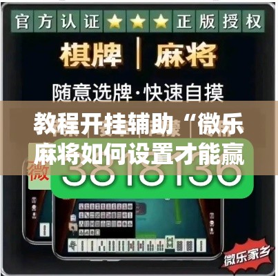 教程开挂辅助“微乐麻将如何设置才能赢	”(透视挂)辅助透视教程