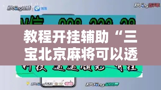 教程开挂辅助“三宝北京麻将可以透明吗”(透视挂)辅助透视教程