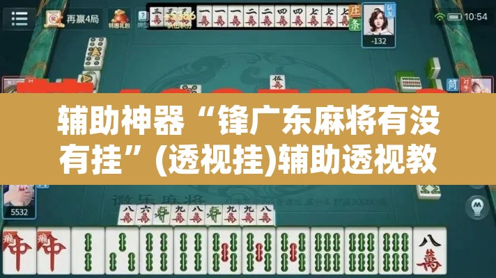 辅助神器“锋广东麻将有没有挂”(透视挂)辅助透视教程