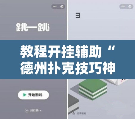 教程开挂辅助“德州扑克技巧神器”(透视挂)辅助透视教程