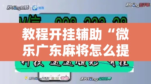 教程开挂辅助“微乐广东麻将怎么提高胜率	”(透视挂)辅助透视教程