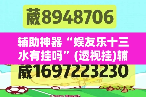 辅助神器“娱友乐十三水有挂吗	”(透视挂)辅助透视教程