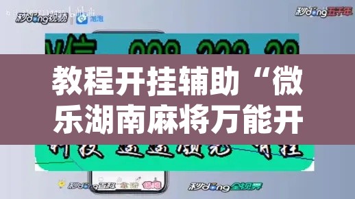 教程开挂辅助“微乐湖南麻将万能开挂器免费	”(透视挂)辅助透视教程