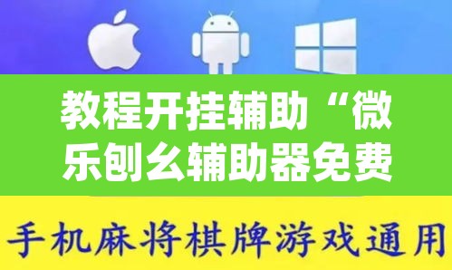教程开挂辅助“微乐刨幺辅助器免费版”(透视挂)辅助透视教程