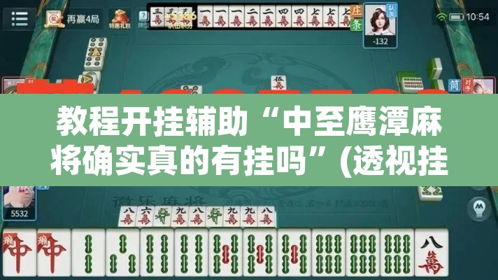 教程开挂辅助“中至鹰潭麻将确实真的有挂吗	”(透视挂)辅助透视教程
